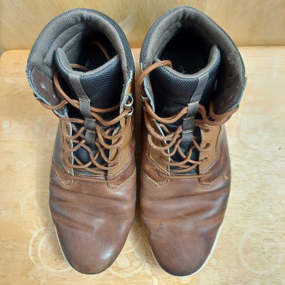 Timberland Graydon Men's US 12 Brown Leather Rain & Snow Sneaker Ankle Boots EUC - Picture 7 of 9